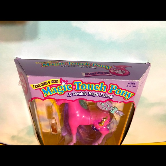 MAGIC TOUCH PONY VINTAGE 90s ANTONIA PONY MANE LIGHTS UP BLINKS, PLAYS MUSIC - Picture 13 of 14